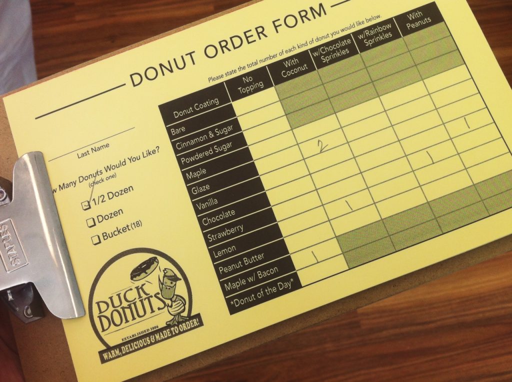 order form